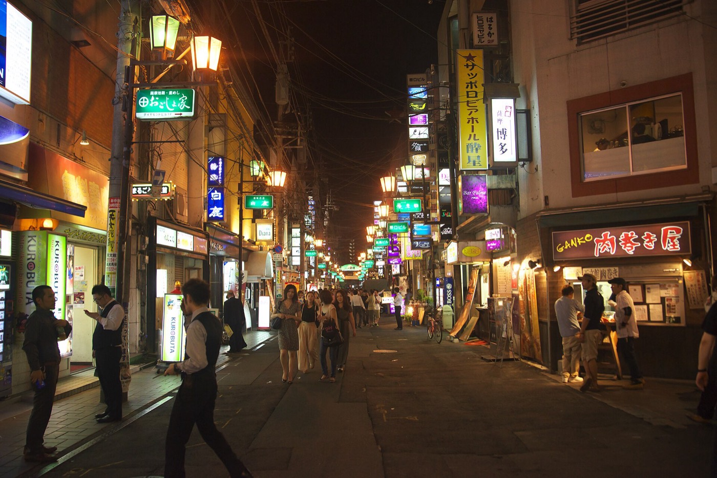 夜の天文館